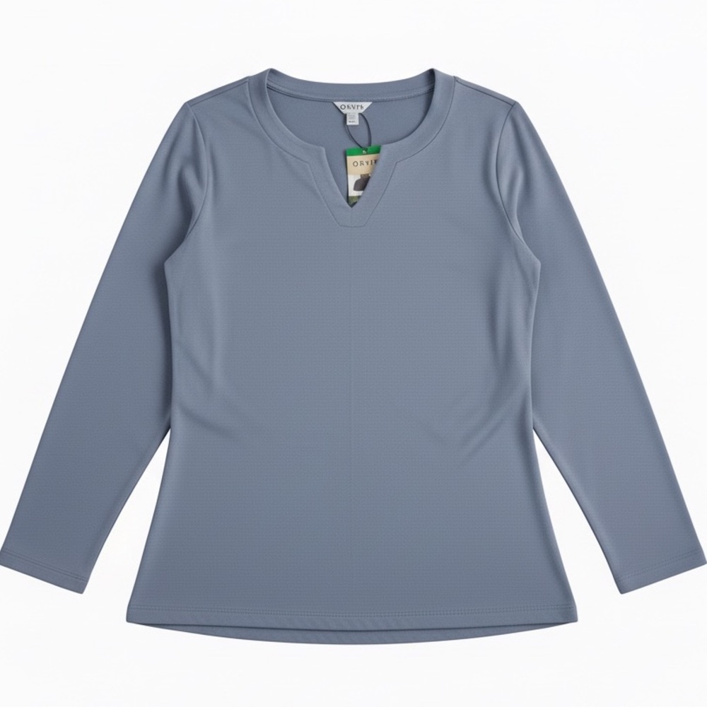 NEW Orvis T-Shirt Womens X-Large Pima Cotton 3/4 Sleeve Tee Shirt Pullover NWT